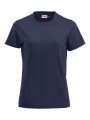 Dames T-shirt Clique Premium-T Donker Blauw